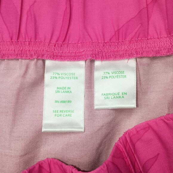 Lilly Pulitzer Bal Harbour Palazzo Pants Large Wild Side Leopard Pink Cruise - Picture 8 of 9